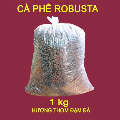 Ca Phe Robusta dang hat 1Kg