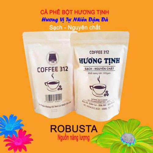 Ca phe bot Huong Tinh Robusta Nguon nang luong 500g 2