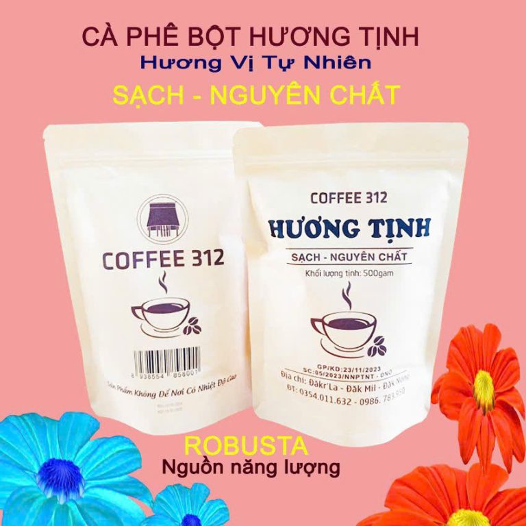 Ca phe bot Huong Tinh Robusta Nguon nang luong 500g 3
