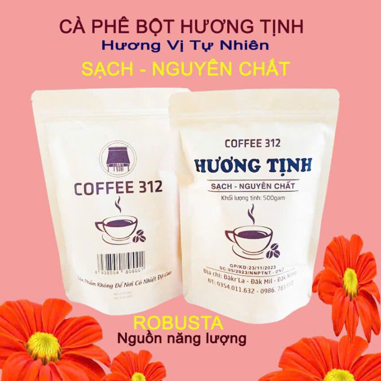 CÀ PHÊ BỘT HƯƠNG TỊNH HƯƠNG VỊ TỰ NHIÊN SẠCH-NGUYÊN CHẤT