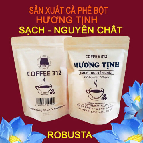 CÀ PHÊ 312 HƯƠNG TỊNH SẠCH-NGUYÊN CHẤT