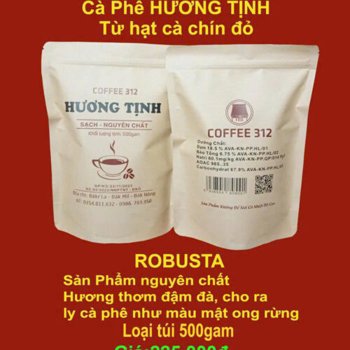 CÀ PHÊ HƯƠNG TỊNH TỪ HẠT CÀ PHÊ CHÍN ĐỎ