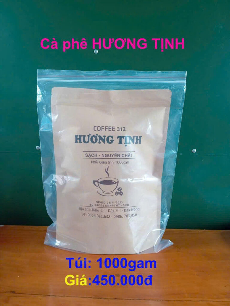 CÀ PHÊ HƯƠNG TỊNH SẠCH NGUYÊN CHẤT